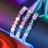 Mystic Spectrum | .925 Sterling Silver | Crystal Evil Eye Bracelet
